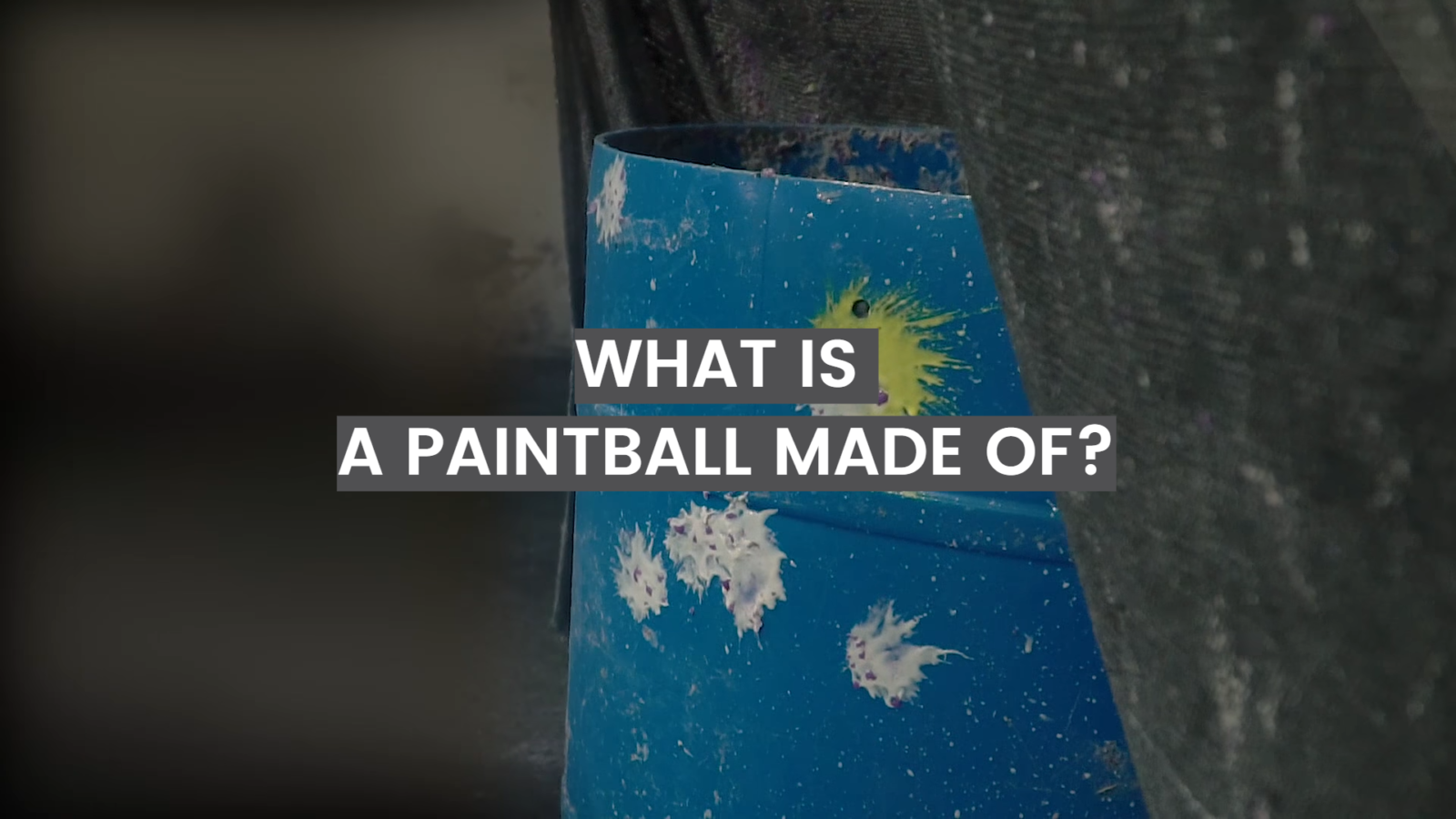 What Is a Paintball Made Of?