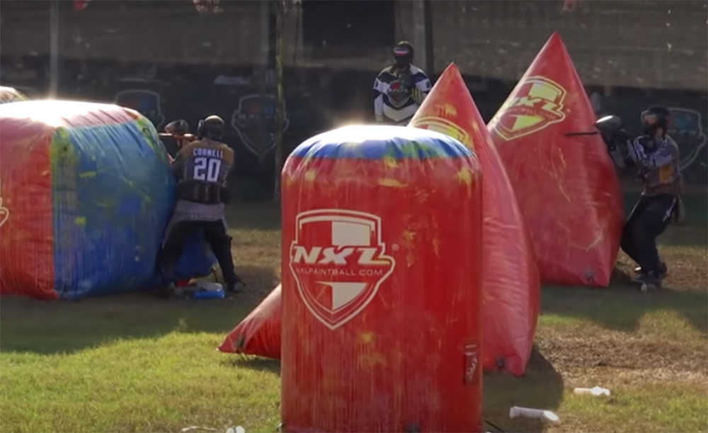 What is a paintball game?